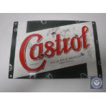 A 20th century French Castrol enamelled sign