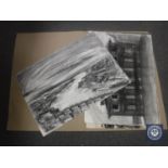 Donald James White : Bensham Bank, charcoal, signed, dated Nov '98, 59 cm x 84 cm,