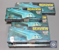 Five Aurora all plastic assembly kits - The Seaview Submarine, all parts factory sealed.