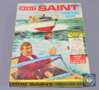 A J & L Randall Ltd 'Merit' Saint Shooting Game, boxed.