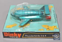 A Dinky Toys model 101 Thunderbirds 2 & 4, boxed.