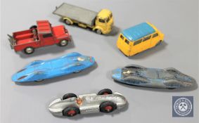 Fifteen 1950's/60's Dinky and Corgi models.