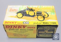 A Dinky Toys model 109 Gabriel Model T Ford, boxed.