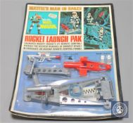 A Mattel's Man in Space (1966) Rocket Launch Pak, stock number 6305, Factory sealed and un-punched.