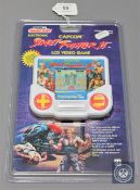 A Tiger from Grandstand - Street Fighter II LCD video game, factory sealed.