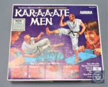 An Aurora Karate Men set No. 5587, boxed.