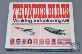 A Thunderbirds Sculpturecraft Thunderbirds Moulding and Colouring Set, boxed.