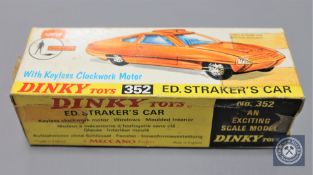 A Dinky Toys model 352 Ed Straker's Car, boxed.