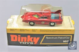 A Dinky Toys model 103 Spectrum Patrol Car, boxed.
