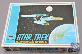 An Aurora Kit No. 21 - Star Trek U.S.S. Enterprise Space Ship Model Kit, boxed.