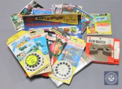 Two Chad Valley Projector Slides sets, together with a Gaf View-Master (factory sealed in card),