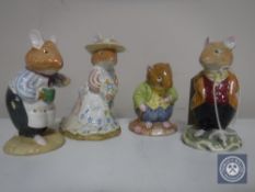 Four Royal Doulton Beatrix Potter figures - Lord Woodhouse,