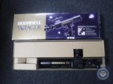 A boxed Bushnell Voyager telescope
