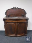 A Victorian mahogany shaped front chiffonier