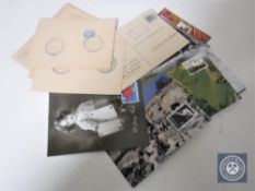 A small quantity of German first day covers