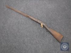 A 19th century percussion cap musket a/f