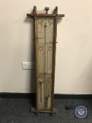 A late Victorian Admiral Fitzroy barometer