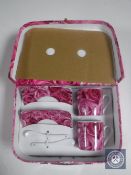 Sixty Paul Cardew Pink Rose suitcase espresso gift sets (in ten boxes)