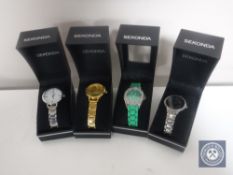 Four boxed lady's Sekonda wristwatches