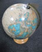A Cram's Imperial globe on stand