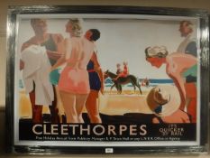 A railway advertising picture - Cleethorpes