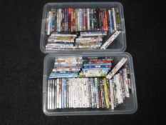 Six boxes of assorted DVD's