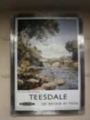 A railway advertising picture - Teasdale