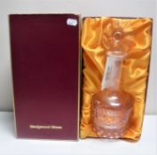 A Wedgwood Stephenson's Rocket limited edition decanter in presentation box