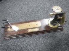 A brass wool tester by Goodbrand and Company Ltd,