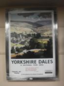 A railway advertising picture - Yorkshire Dales