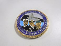 A Royal Navy Challenge coin