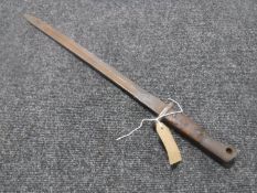 A WWI bayonet
