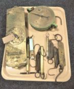 A tray of assorted balance scales - Salter Trade No. 60.
