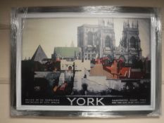 A railway advertising picture - York