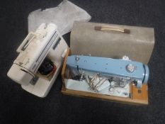 A Brother XL 4050 electric sewing machine and a cased sewing machine