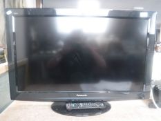 A Panasonic Viera 32" LCD TV with remote