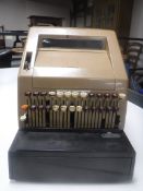 A vintage National cash register