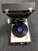 A vintage Decca table top gramophone