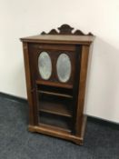 A Victorian mahogany music cabinet