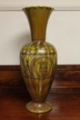 Christopher Dresser for Linthorpe Art Pottery, Middlesbrough pottery vase, circa 1880,