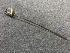 A Victorian 1821 pattern infantry officer's sword,