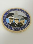 A Royal Navy Challenge Coin presented by Vice Admiral Montgomery