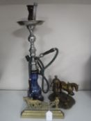 A hookah pipe,