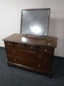 A three piece Stag Minstrel bedroom suite