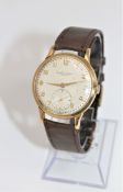 A gent's vintage 18ct gold International Watch Co.