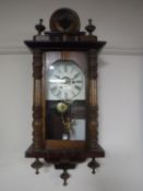 A 20th century continental wall clock