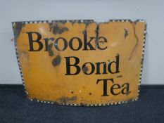 An early 20th century enamelled Brook Bond Tea sign