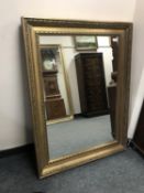 A Victorian style gilt framed overmantel mirror,