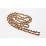 A 9ct gold rope-twist necklace CONDITION REPORT: 13.