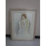 Donald James White : Karen, watercolour, 45 cm x 66 cm, framed.